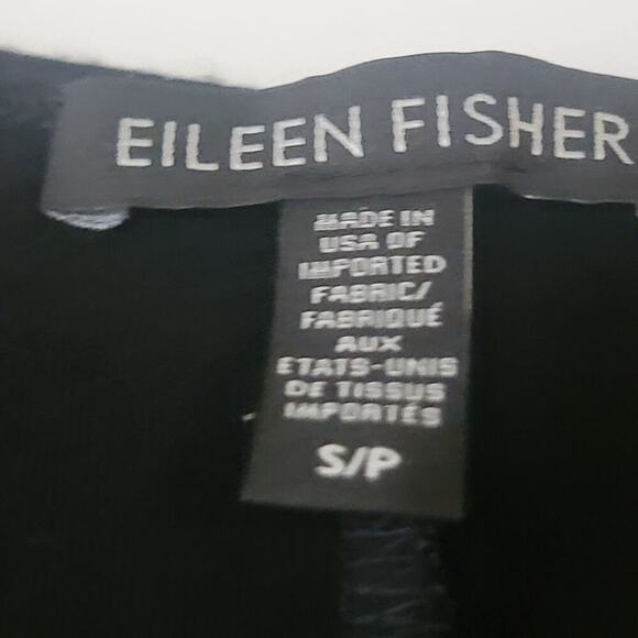 Eileen Fisher Womens Small Viscose Tank Racerback Black Midi Dress Minimalist - Picture 2 of 10